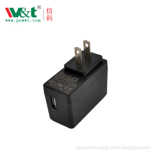 5V 2.1A Detachable Laptop European Style USB Adapter